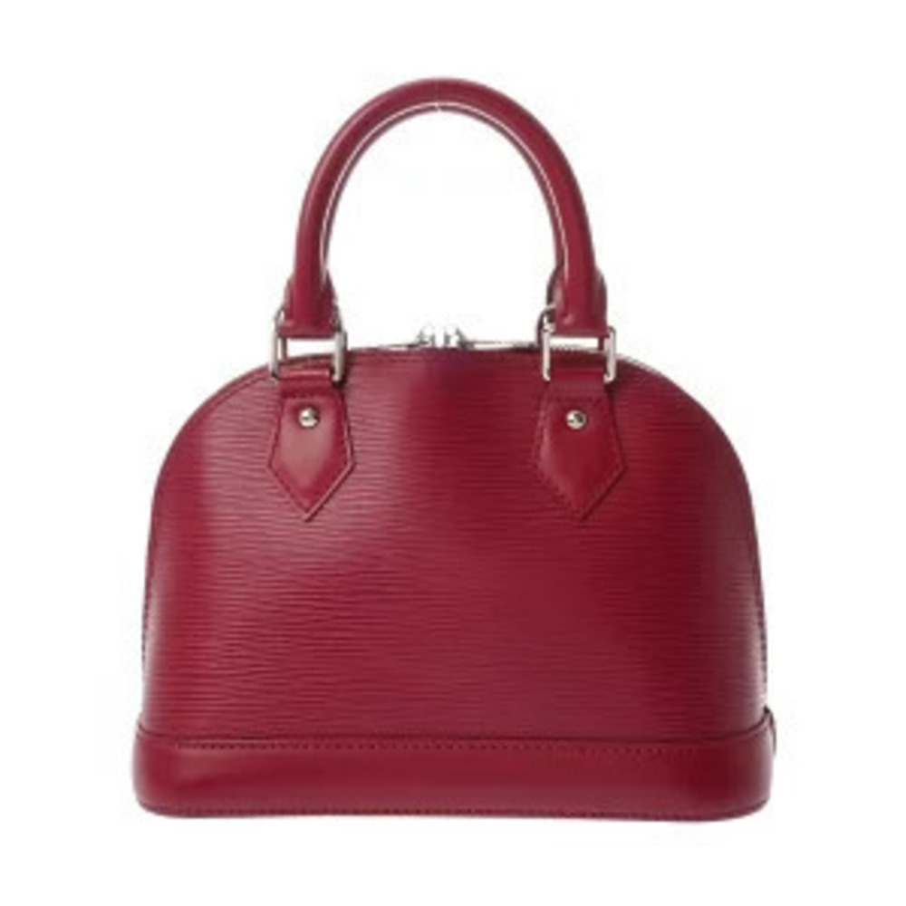 Louis Vuitton Epi Alma Fuschia Pink Leather Handbag